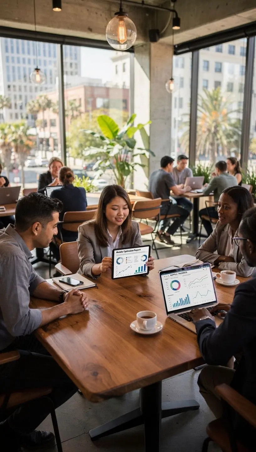 Professional team collaboration